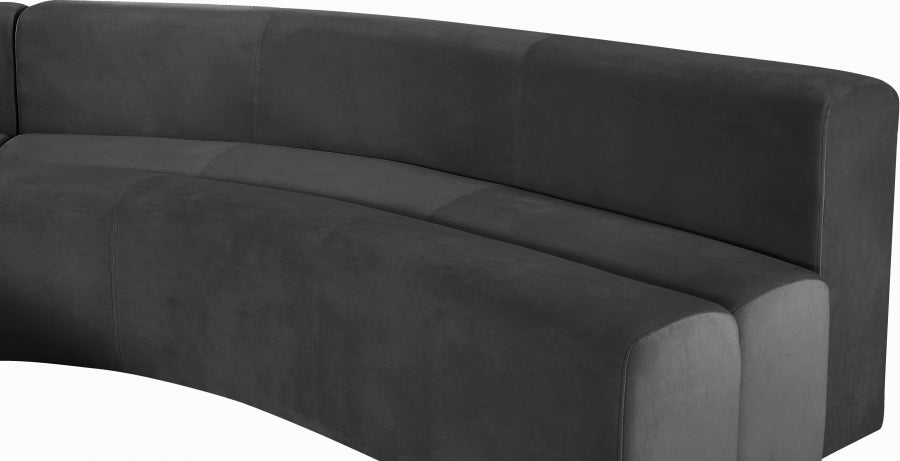 Curve Grey Sectional