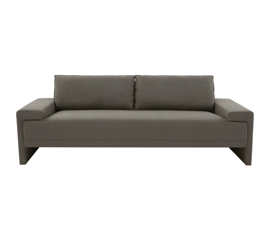Mia Slate Grey Upholstered Sofa