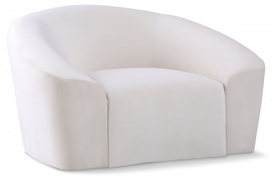 Gio Cream Velvet Accent Chair