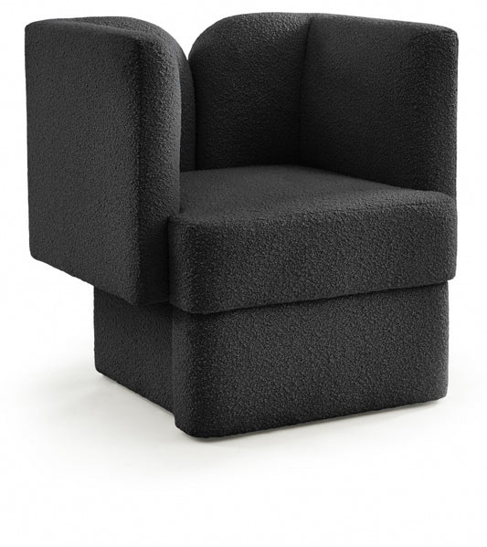 Mods Black Boucle Fabric Chair