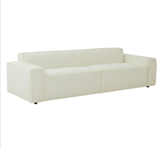 Valin Cream Linen Sofa