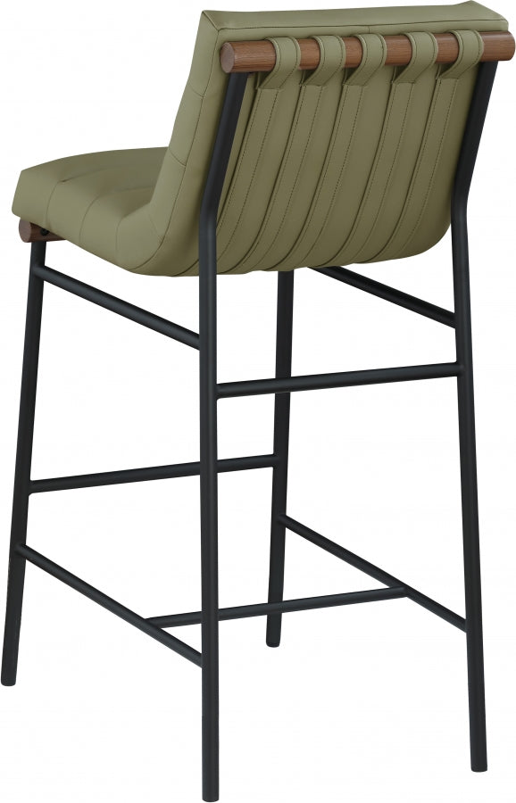 Angelo Olive Green Faux Leather Counter Stool COMING SOON