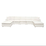 Avenue D White Sectional