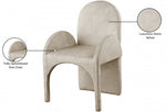 Metro Stone Dining Arm Chair