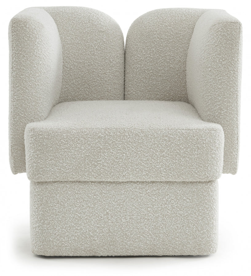 Mods Cream Boucle Fabric Chair
