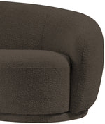 Hyde Brown Boucle Accent Chair