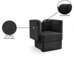 Mods Black Boucle Fabric Chair