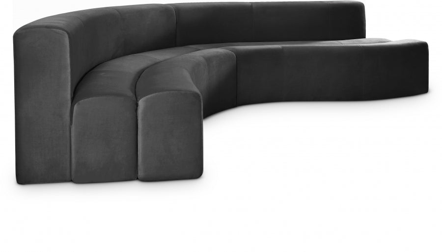 Curve Grey Sectional