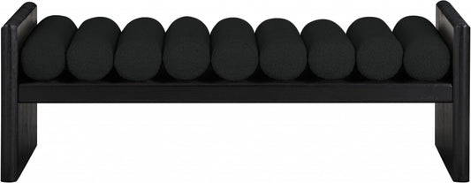 Vlad Black Out Boucle Bench