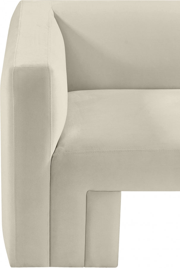 Jenson Cream Velvet Accent Chair