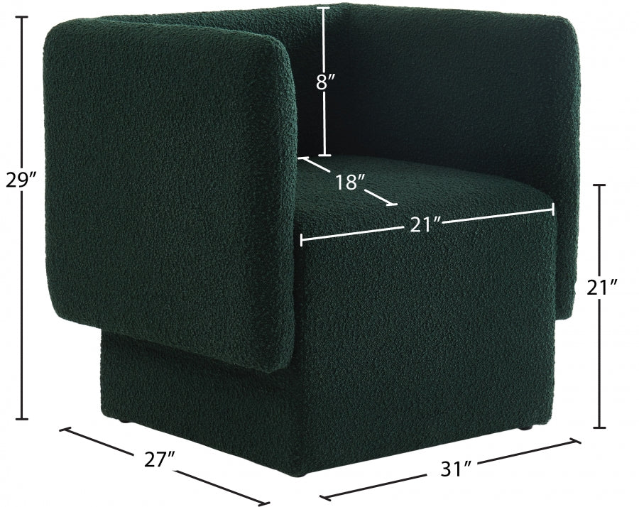 Vera Green Accent Chair