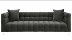 Ayden Grey Velvet Sofa